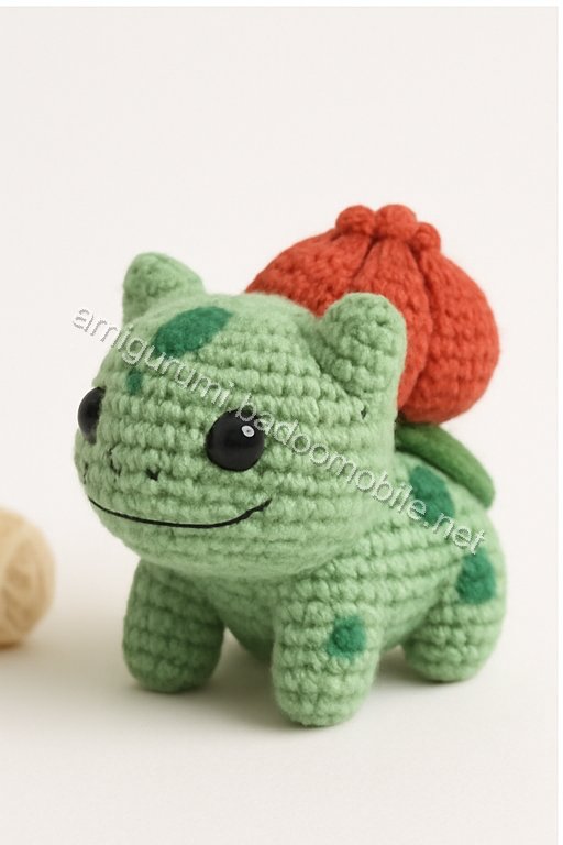 Amigurumi Bulbasaur Free Pattern