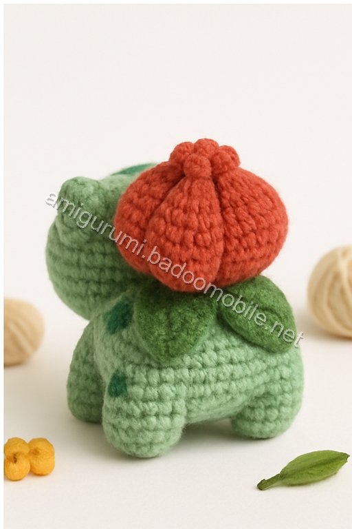 Amigurumi Bulbasaur Free Pattern