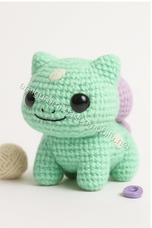 Amigurumi Bulbasaur Free Pattern