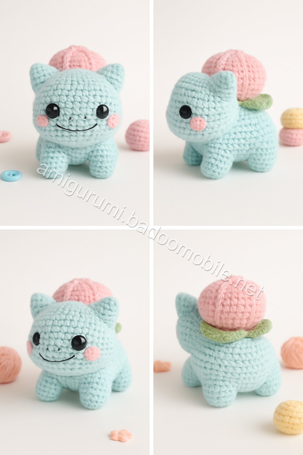 Amigurumi Bulbasaur Free Pattern