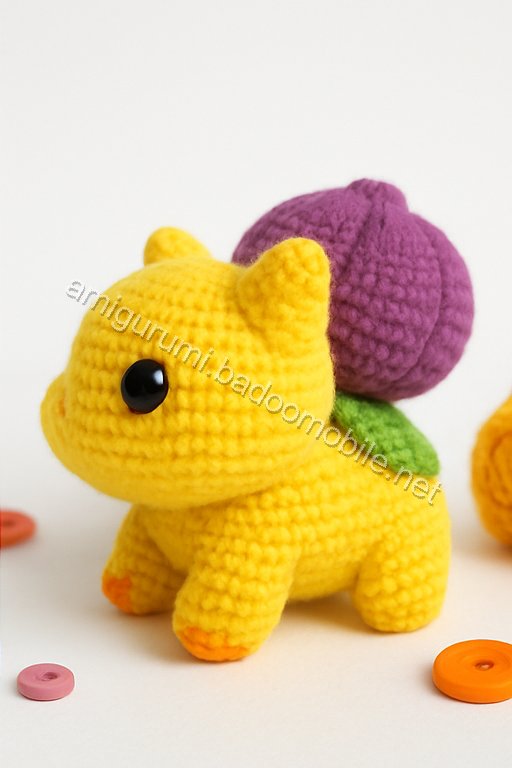 Amigurumi Bulbasaur Free Pattern
