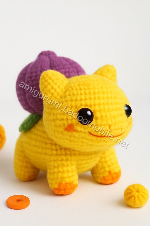 Amigurumi Bulbasaur Free Pattern