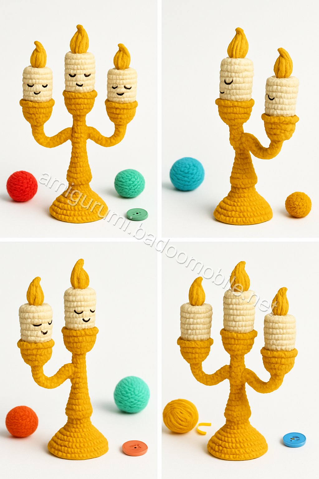 Amigurumi Candelabra Free Pattern