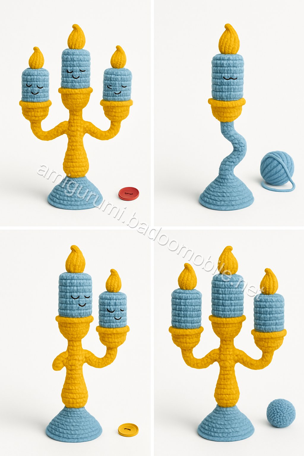 Amigurumi Candelabra Free Pattern