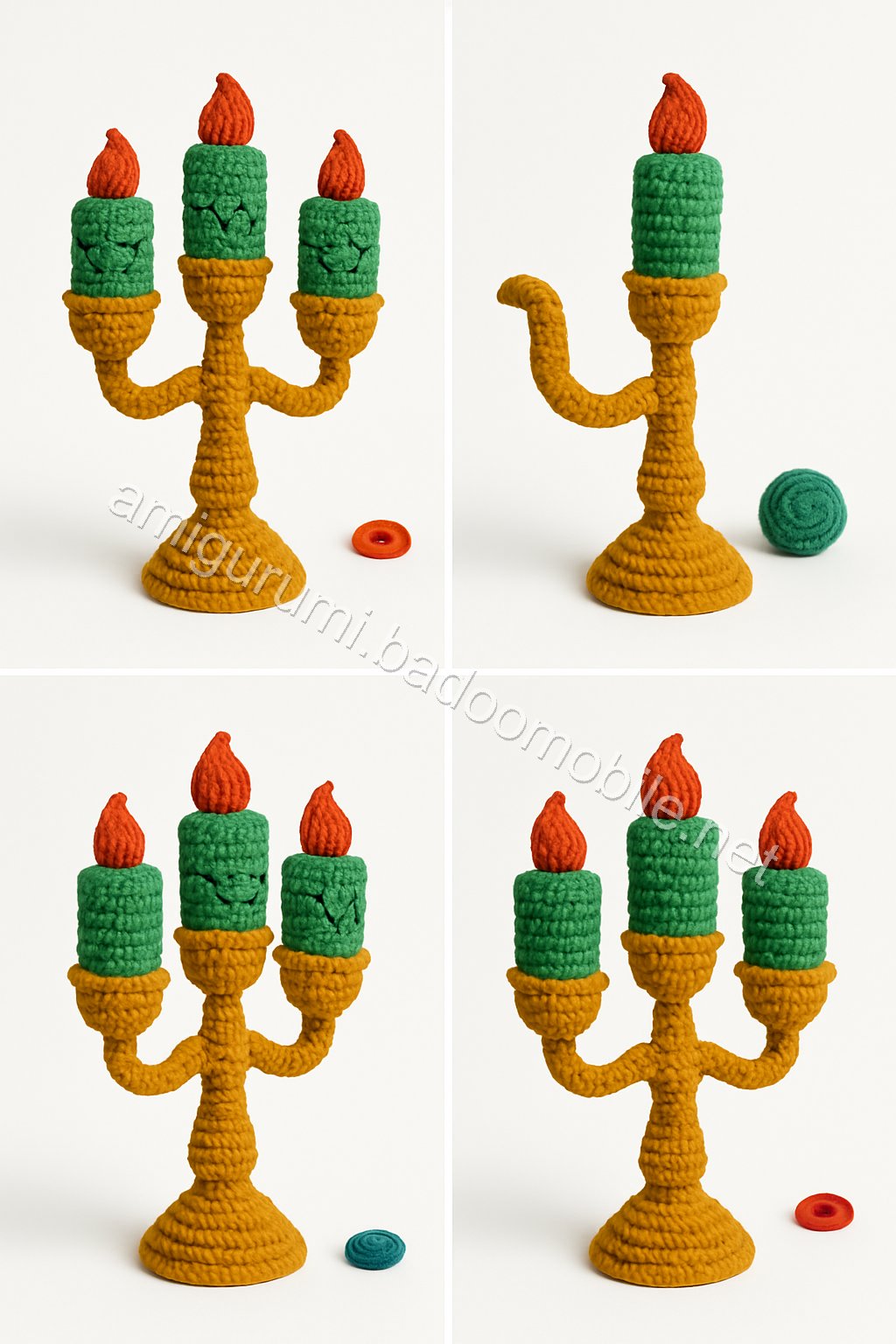 Amigurumi Candelabra Free Pattern
