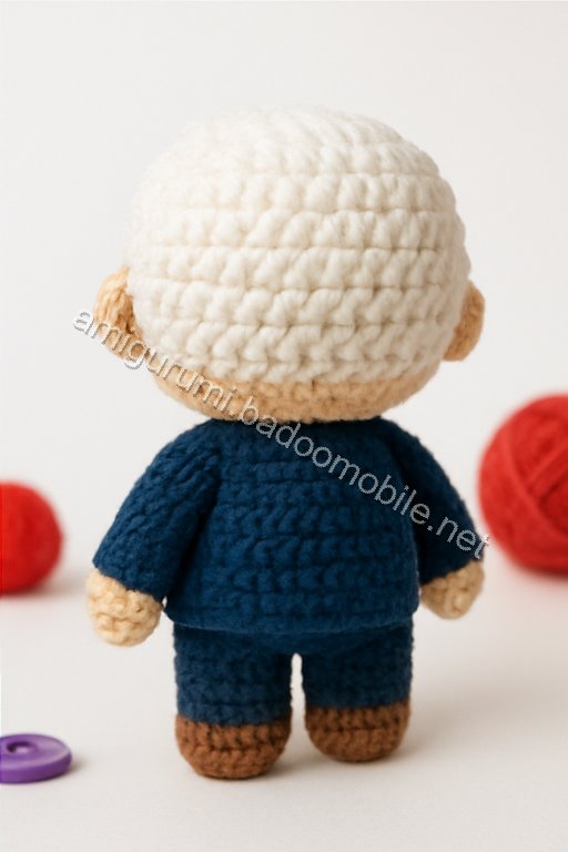 Amigurumi Carl Fredricksen Free Pattern