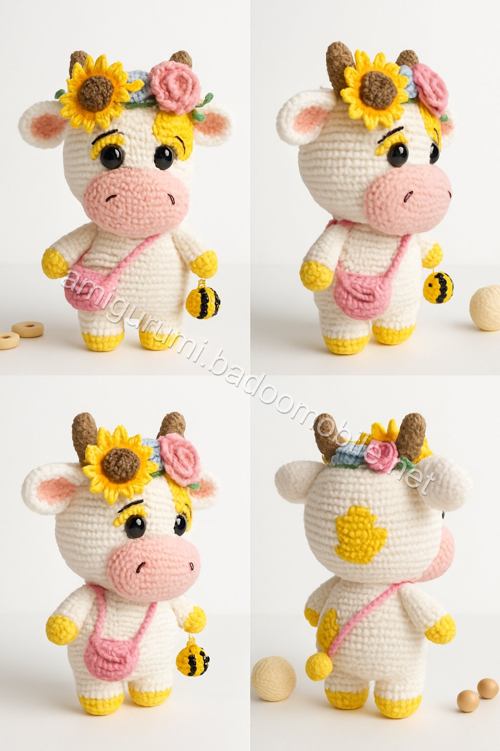 Amigurumi Meadow Cow Free Pattern