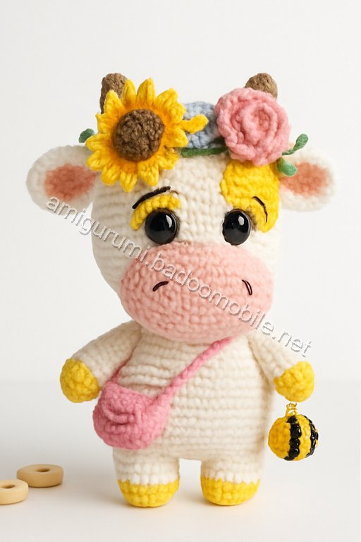 Amigurumi Meadow Cow Free Pattern