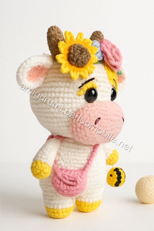 Amigurumi Meadow Cow Free Pattern
