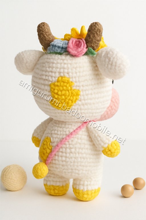 Amigurumi Meadow Cow Free Pattern
