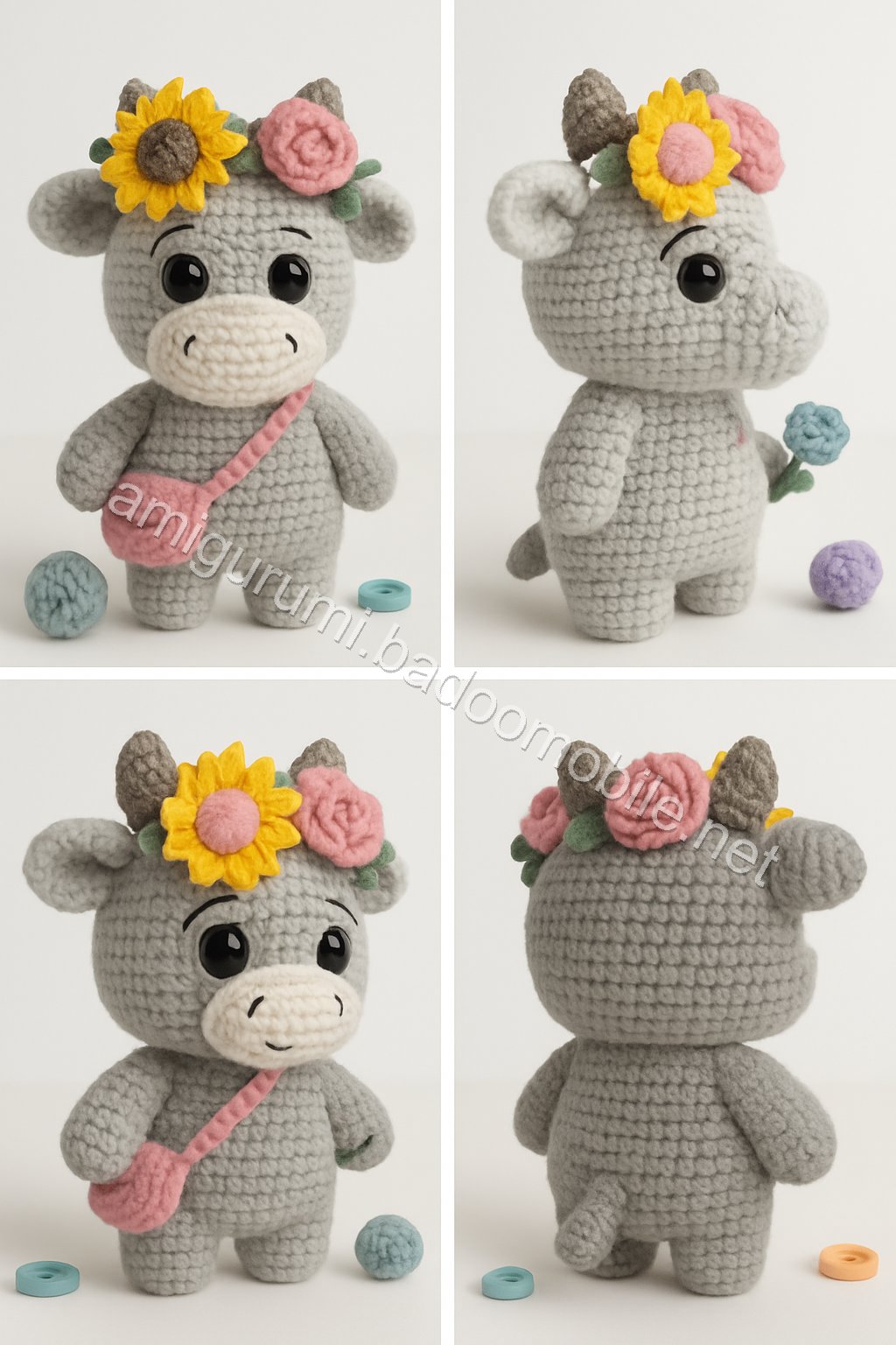 Amigurumi Meadow Cow Free Pattern