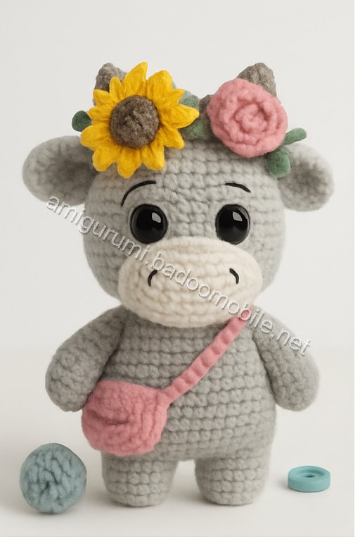 Amigurumi Meadow Cow Free Pattern