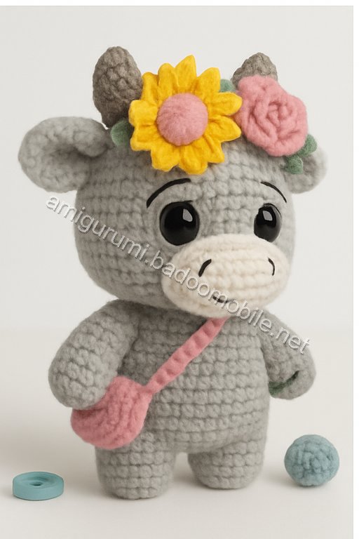 Amigurumi Meadow Cow Free Pattern