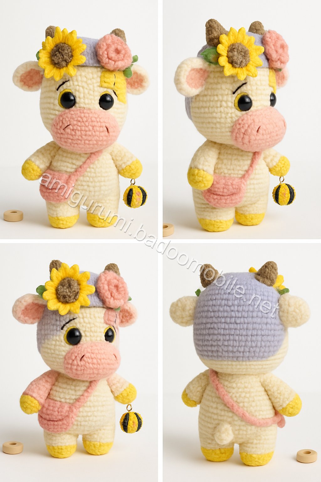 Amigurumi Meadow Cow Free Pattern