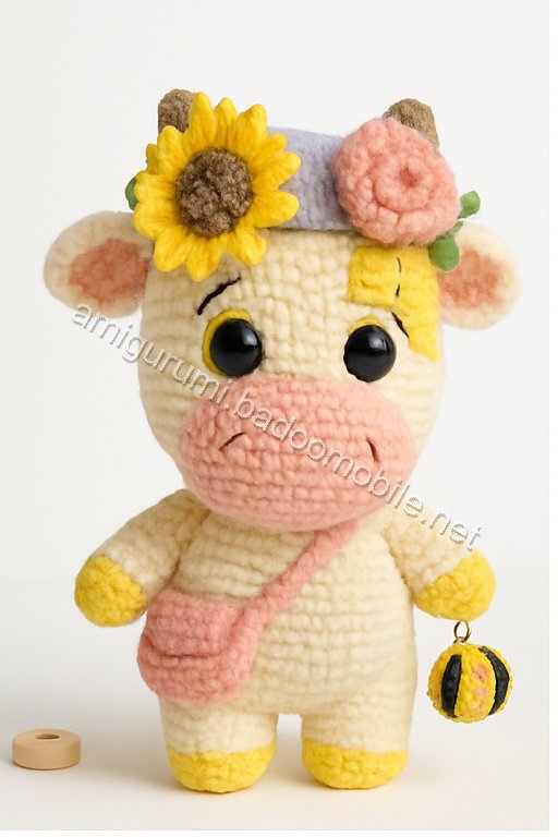 Amigurumi Meadow Cow Free Pattern