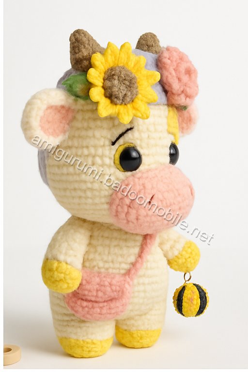 Amigurumi Meadow Cow Free Pattern