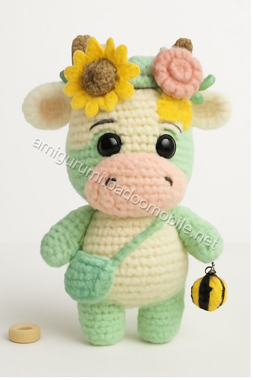 Amigurumi Meadow Cow Free Pattern