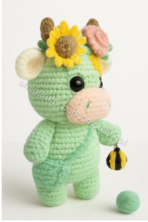 Amigurumi Meadow Cow Free Pattern
