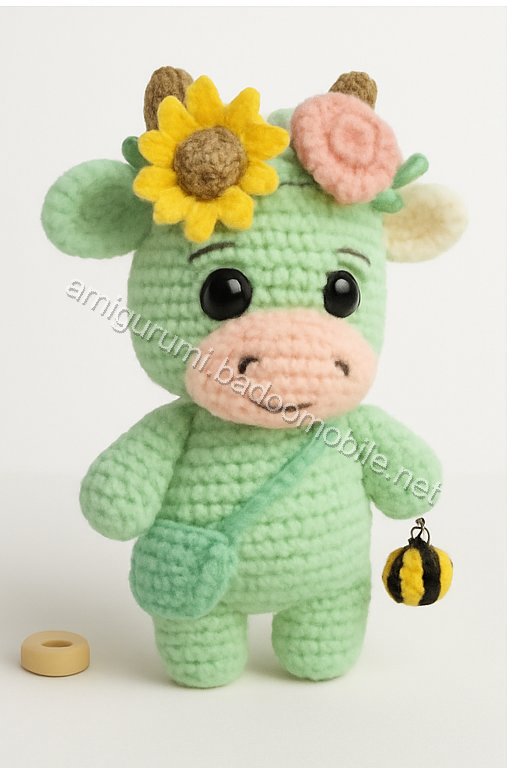Amigurumi Meadow Cow Free Pattern