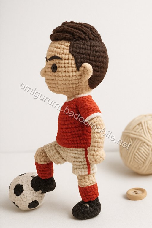 Amigurumi Cristiano Ronaldo Free Pattern
