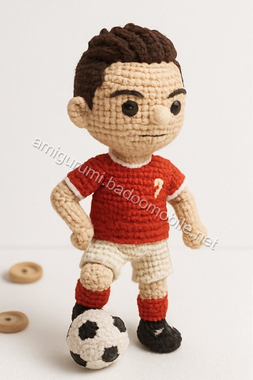 Amigurumi Cristiano Ronaldo Free Pattern