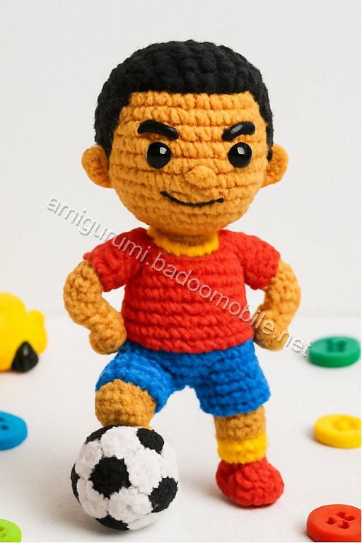 Amigurumi Cristiano Ronaldo Free Pattern