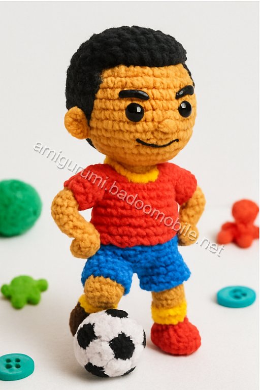 Amigurumi Cristiano Ronaldo Free Pattern