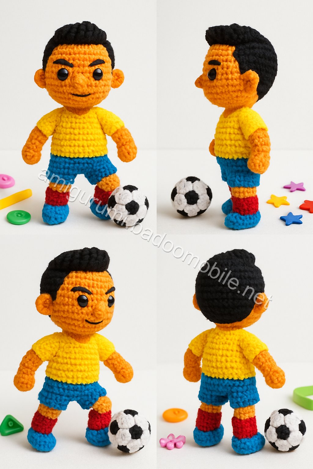 Amigurumi Cristiano Ronaldo Free Pattern