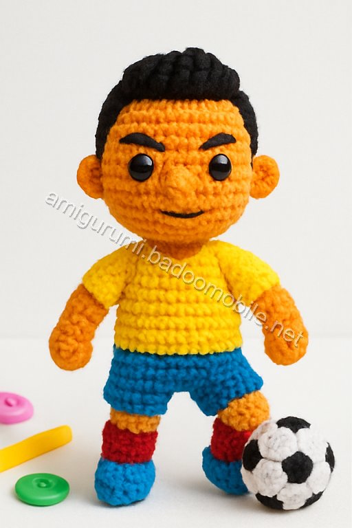 Amigurumi Cristiano Ronaldo Free Pattern