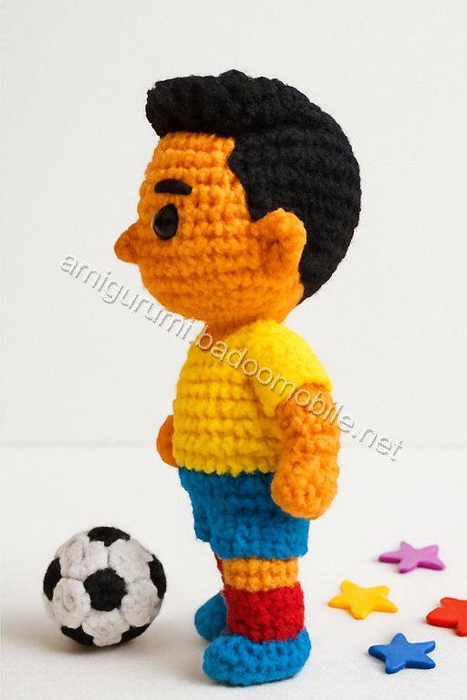 Amigurumi Cristiano Ronaldo Free Pattern