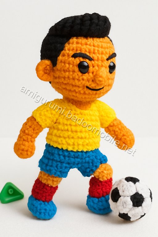 Amigurumi Cristiano Ronaldo Free Pattern