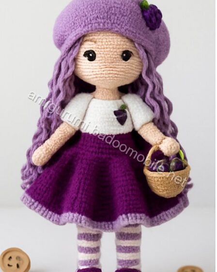 Amigurumi Gigi The Grape Vineyard Doll Free Pattern - doll-q1p1.jpg