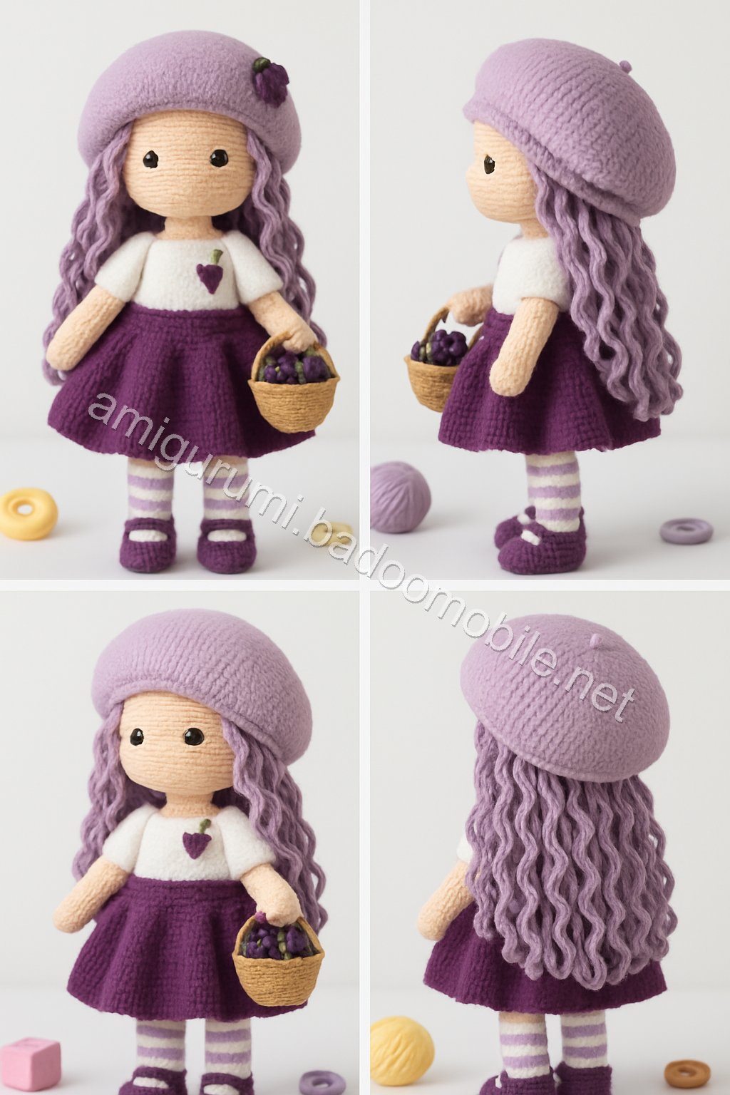Amigurumi Gigi The Grape Vineyard Doll Free Pattern