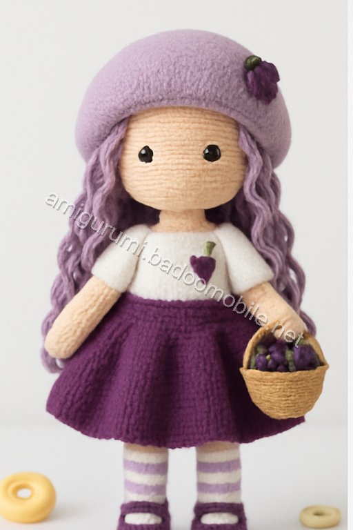 Amigurumi Gigi The Grape Vineyard Doll Free Pattern