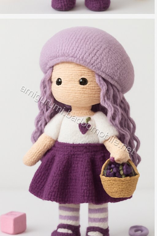 Amigurumi Gigi The Grape Vineyard Doll Free Pattern