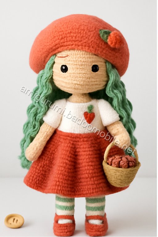 Amigurumi Gigi The Grape Vineyard Doll Free Pattern