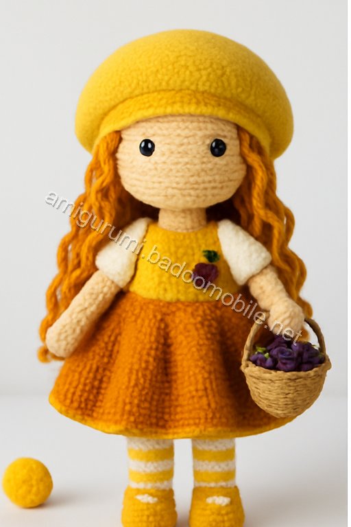 Amigurumi Gigi The Grape Vineyard Doll Free Pattern