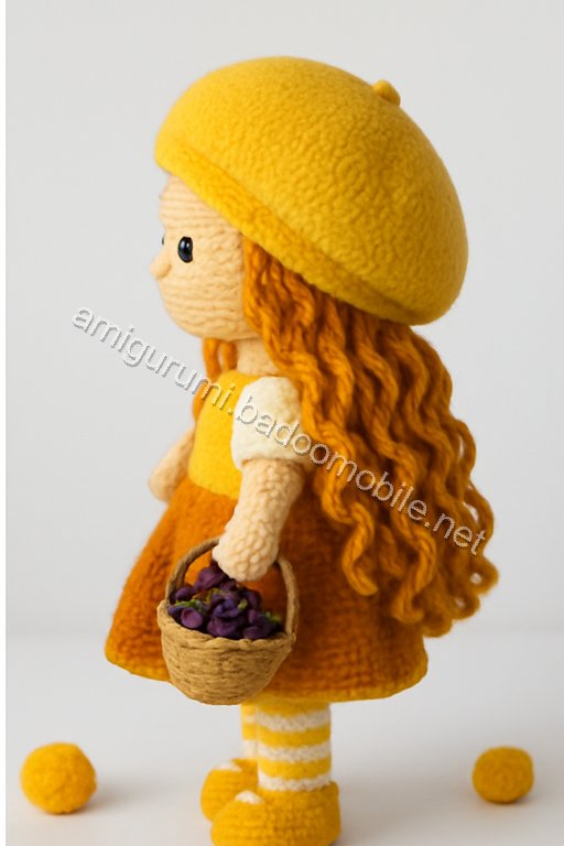 Amigurumi Gigi The Grape Vineyard Doll Free Pattern
