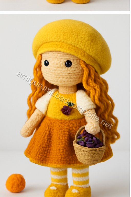 Amigurumi Gigi The Grape Vineyard Doll Free Pattern