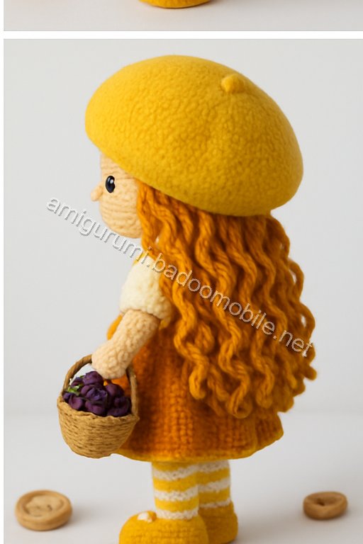Amigurumi Gigi The Grape Vineyard Doll Free Pattern