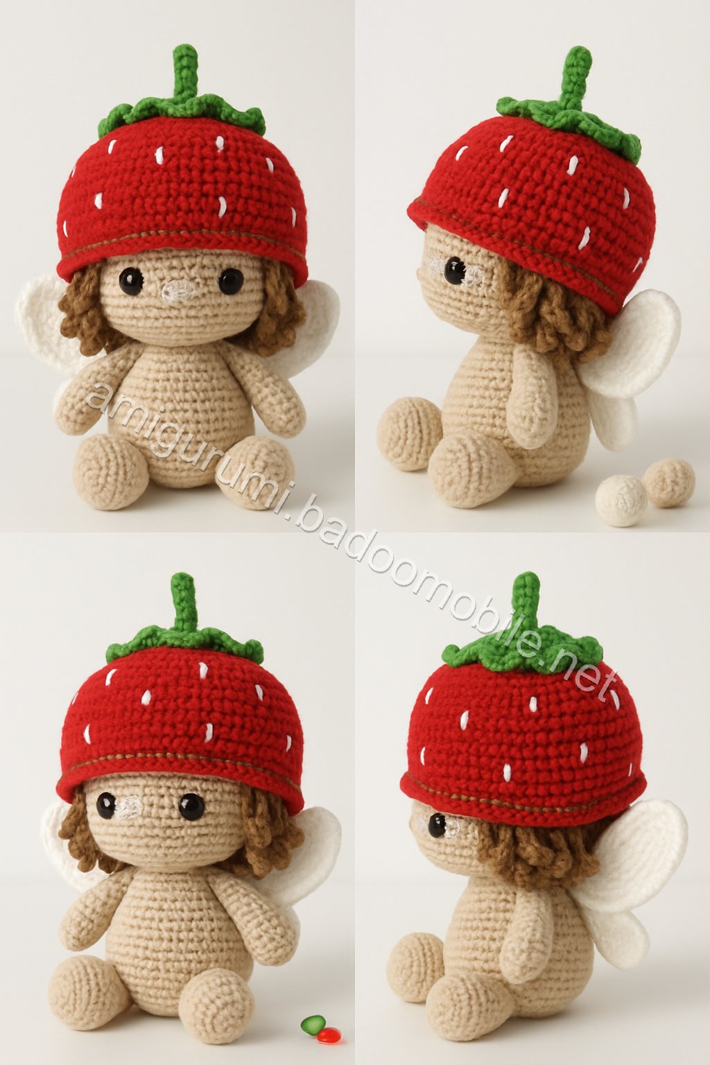 Amigurumi Strawberry Fairy Free Pattern