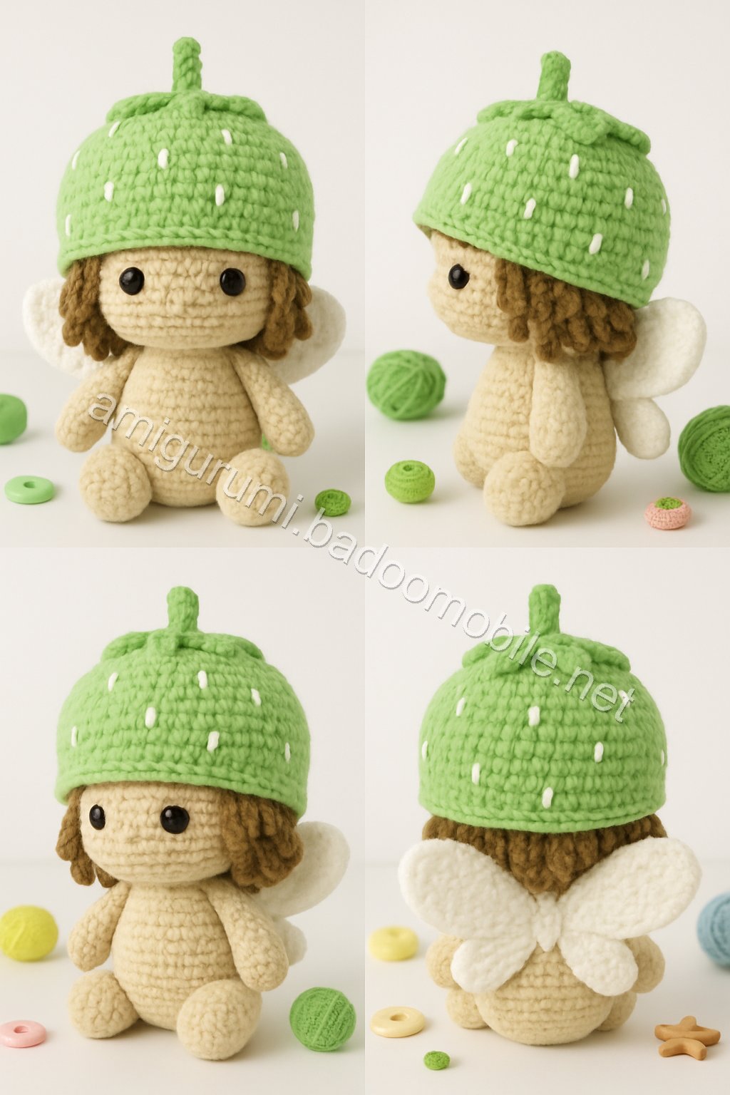 Amigurumi Strawberry Fairy Free Pattern