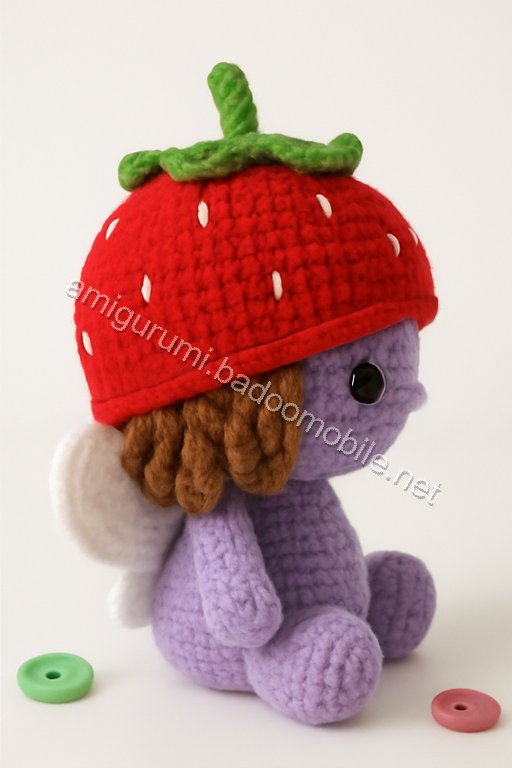 Amigurumi Strawberry Fairy Free Pattern