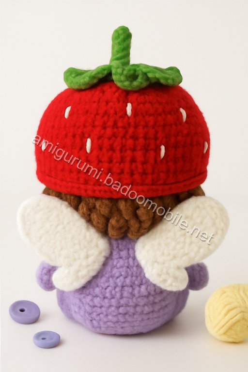Amigurumi Strawberry Fairy Free Pattern
