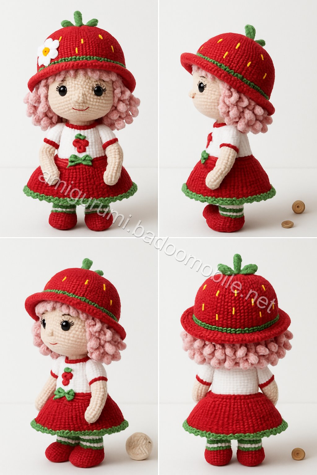 Amigurumi Strawberry Girl Free Pattern