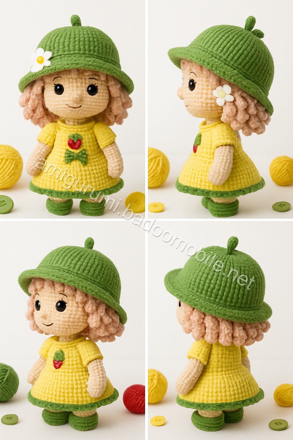 Amigurumi Strawberry Girl Free Pattern