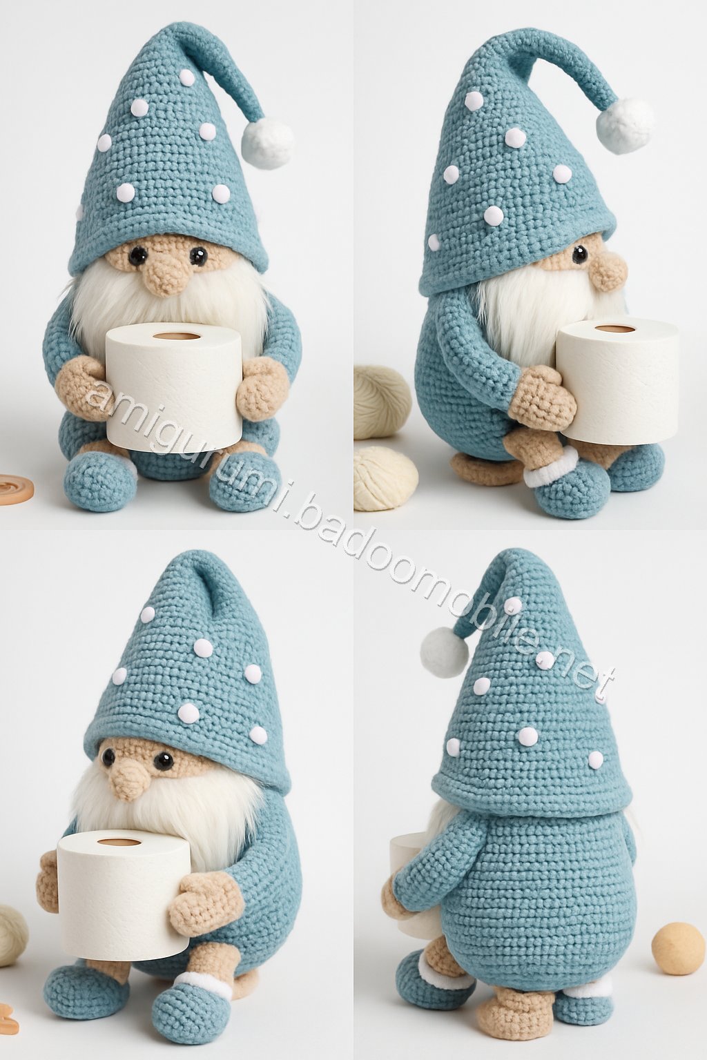 Amigurumi Winter Bathroom Gnome Free Pattern