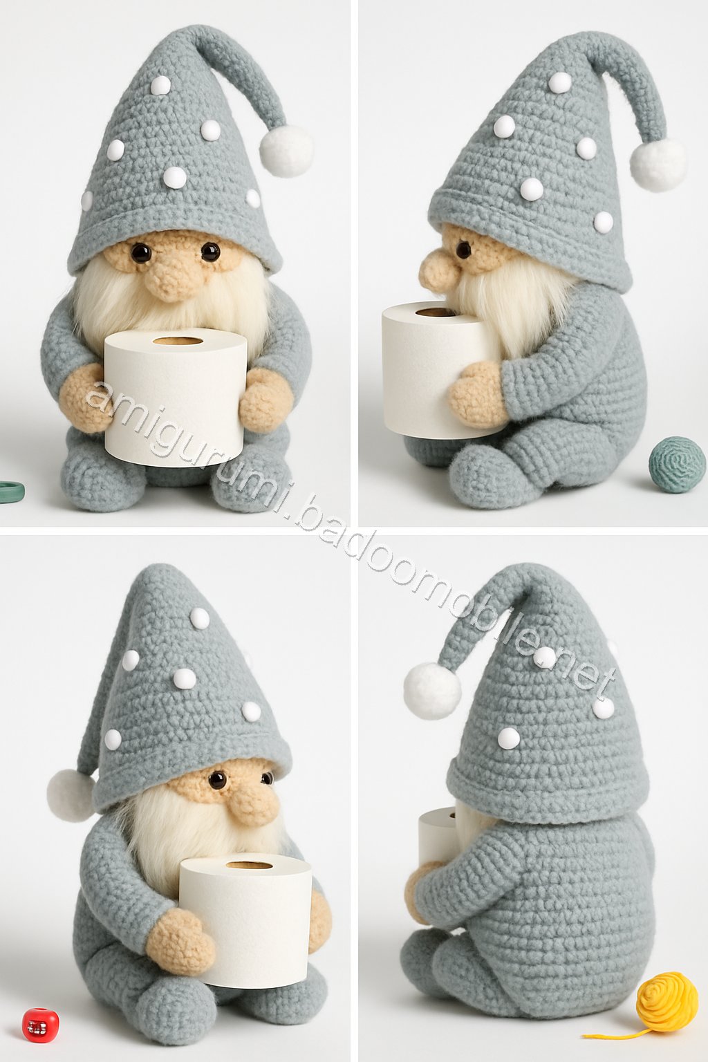 Amigurumi Winter Bathroom Gnome Free Pattern