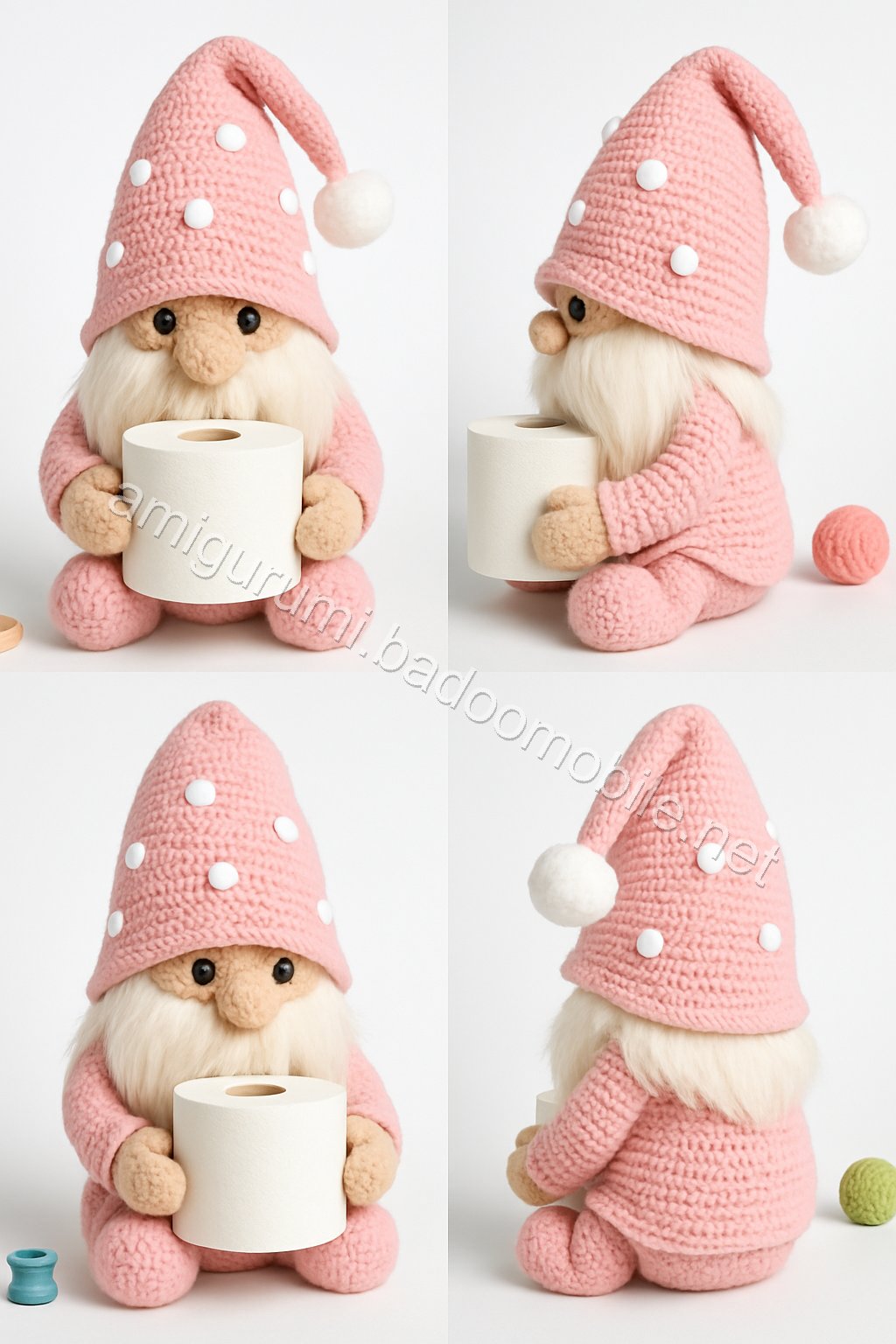 Amigurumi Winter Bathroom Gnome Free Pattern