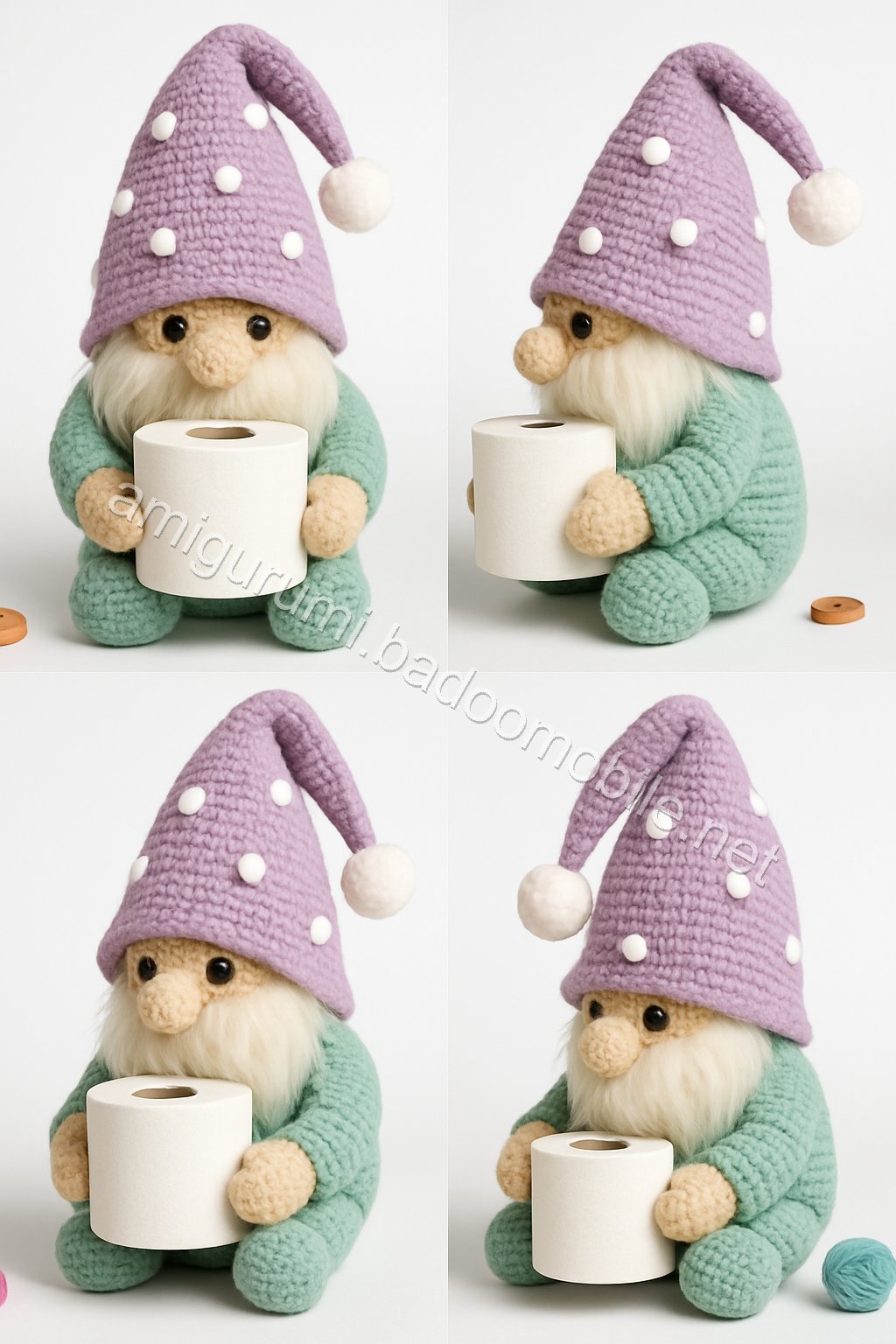Amigurumi Winter Bathroom Gnome Free Pattern